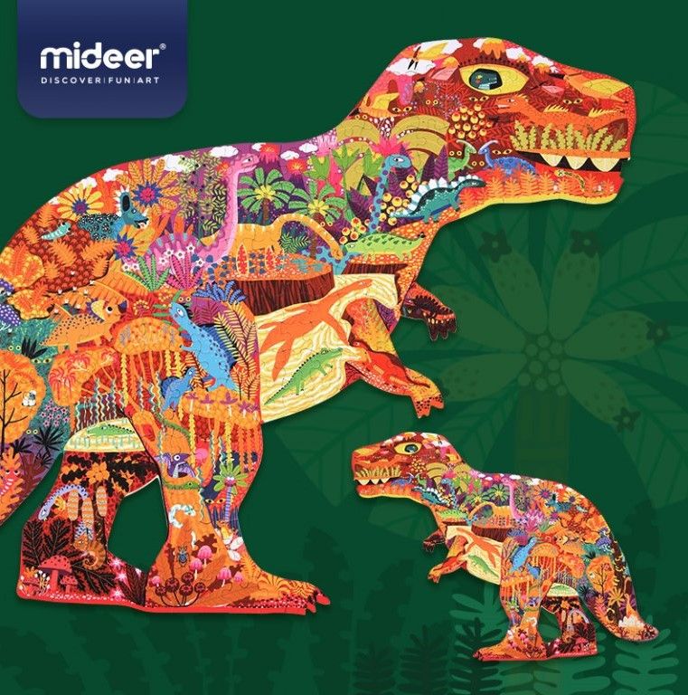 Mideer Svět dinosaurů puzzle 280 ks - obrázek 4