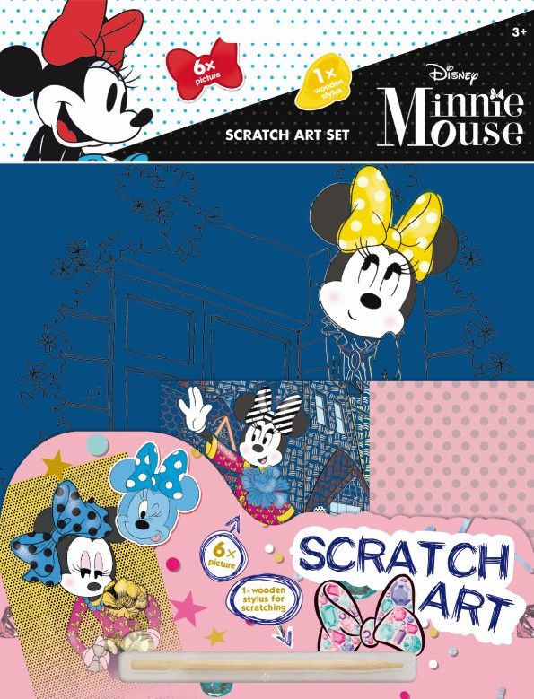 Vyškrabávací set Minnie Mouse - obrázek 1