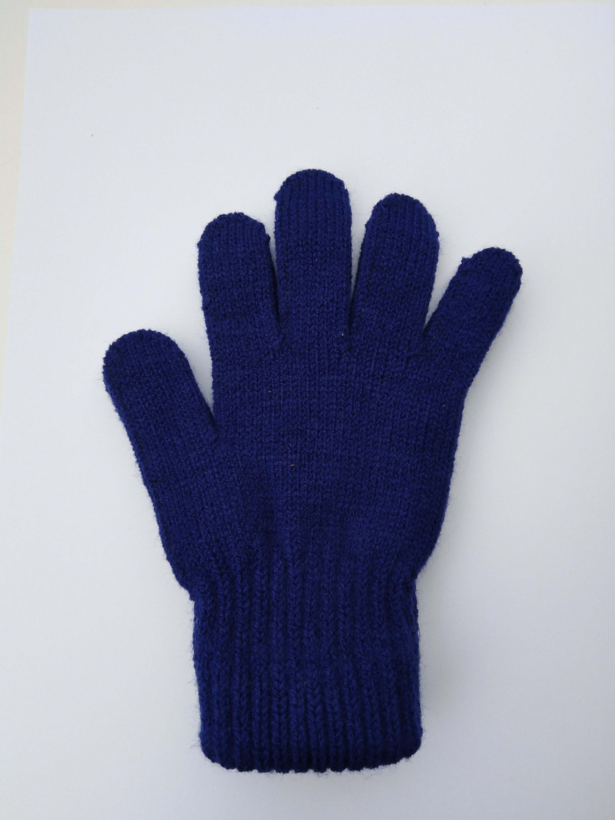 RDX dětské pletené prstové rukavice tm.modré velikost: M - obrázek 1