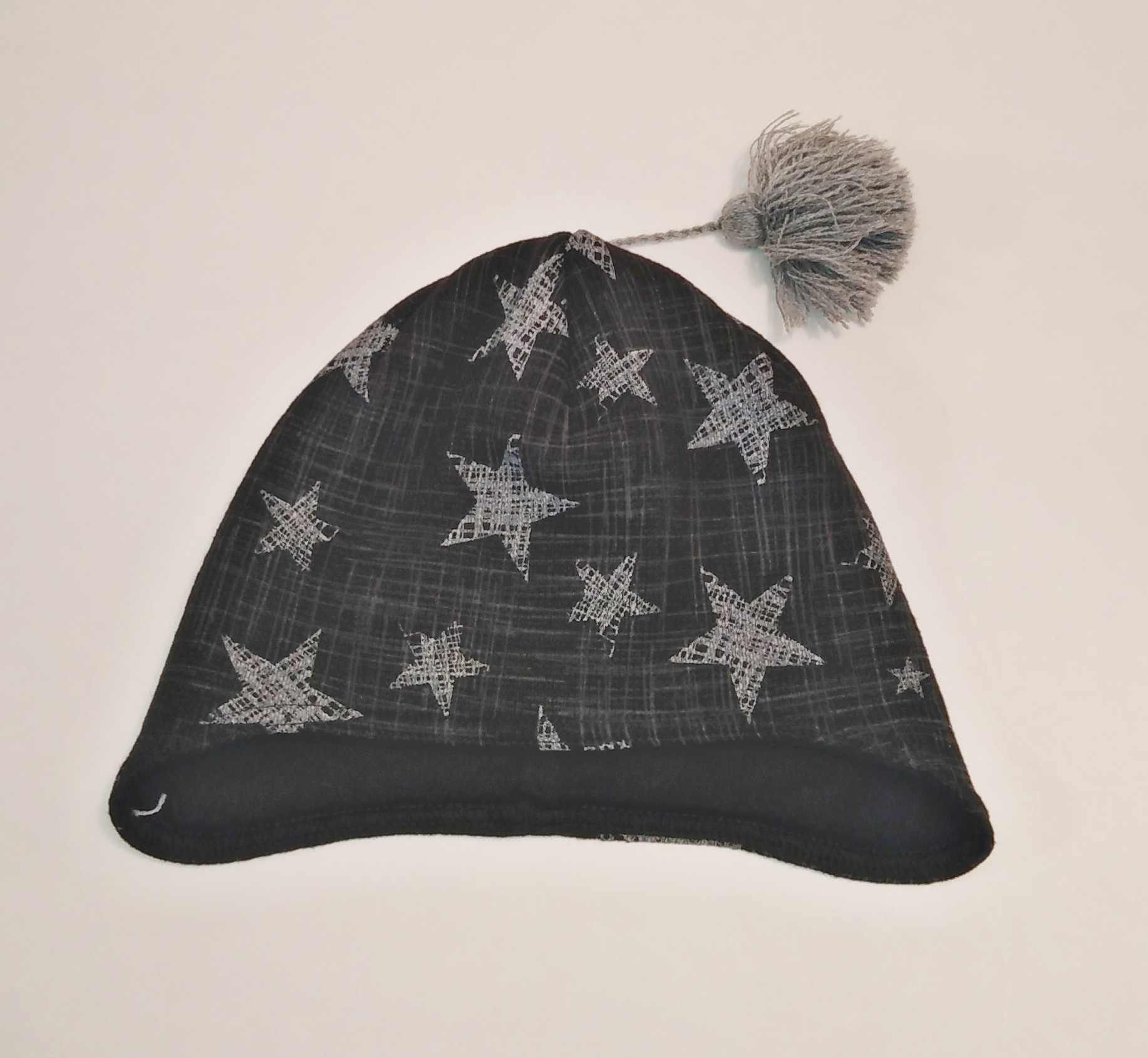 RDX zimní pletená čepice Merino přes uši 3479 tmavá velikost: 4 - obrázek 1