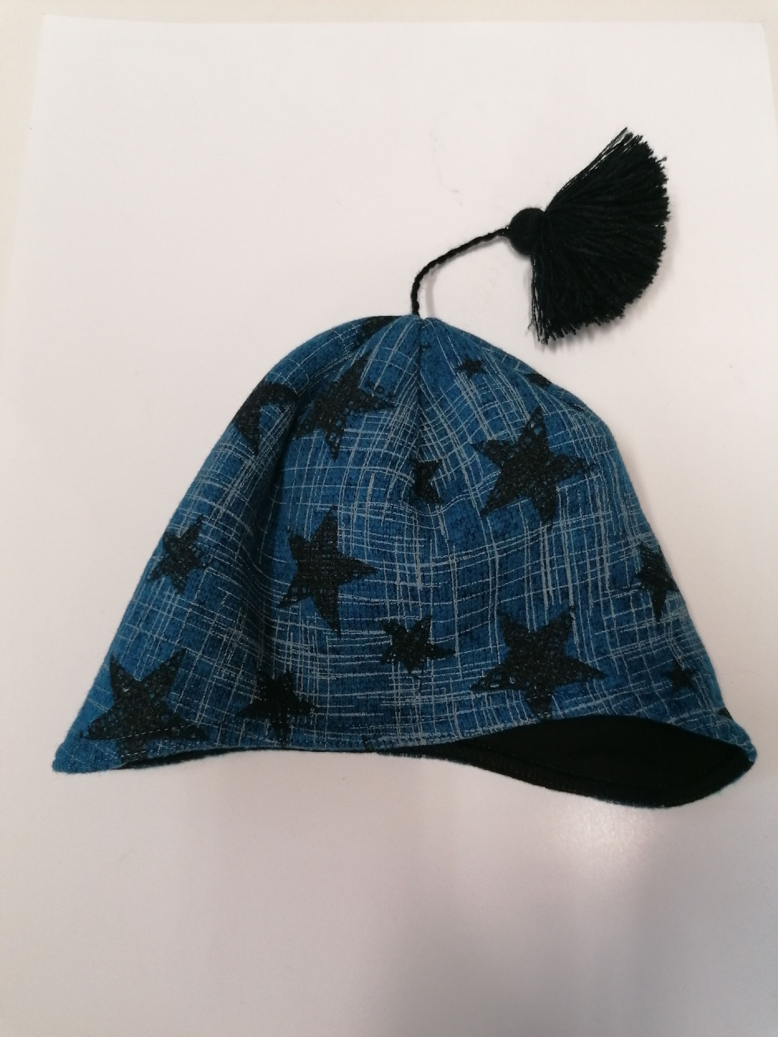 RDX zimní pletená čepice Merino přes uši 3479 modrá velikost: 3 - obrázek 1