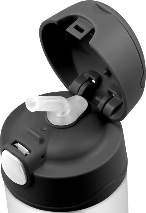 Thermos FUNtainer Dětská termoska s brčkem 355ml - nerez černá - obrázek 2