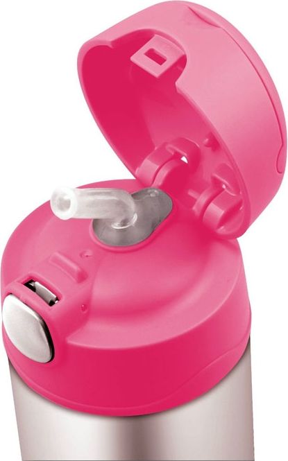 Thermos FUNtainer Dětská termoska s brčkem 355ml - květy - obrázek 2