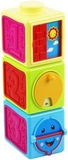 Naučné kostky plastové - BABY 3ks barevné - Rappa - obrázek 1