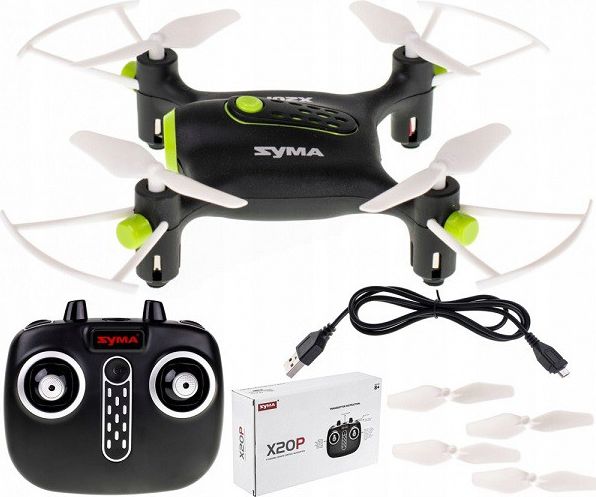 Syma X20P dron, LED, 360° otočky, headless mode, AUTO vzlet/přistání, RTR - obrázek 6