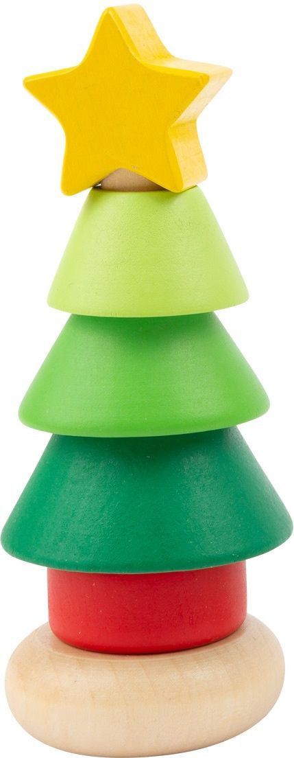 Small foot by Legler Small Foot Vánoční nasazovací figurka 1 ks zelená - obrázek 1