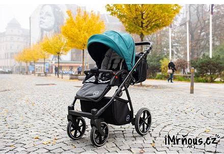 Kočárek Lonex Pax Wings dvojkombinace Black - obrázek 16