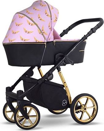 Kočárek Lonex Pax Wings dvojkombinace Pink - obrázek 1