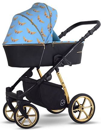 Kočárek Lonex Pax Wings dvojkombinace Blue - obrázek 1