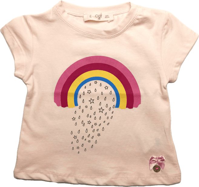 TrendUpcz Dívčí tričko růžová Duha Velikost: 86 (12-18m) - obrázek 1
