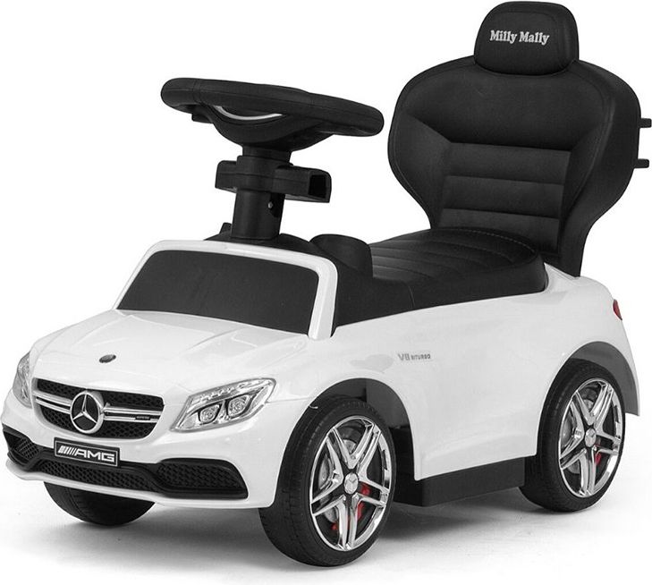 Odrážedlo s vodící tyčí Mercedes Benz AMG C63 Coupe Milly Mally Varianta: Police - dle obrázku - obrázek 2