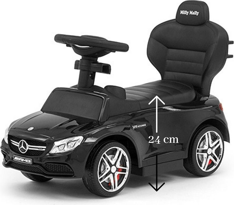 Odrážedlo s vodící tyčí Mercedes Benz AMG C63 Coupe Milly Mally Varianta: Police - dle obrázku - obrázek 31