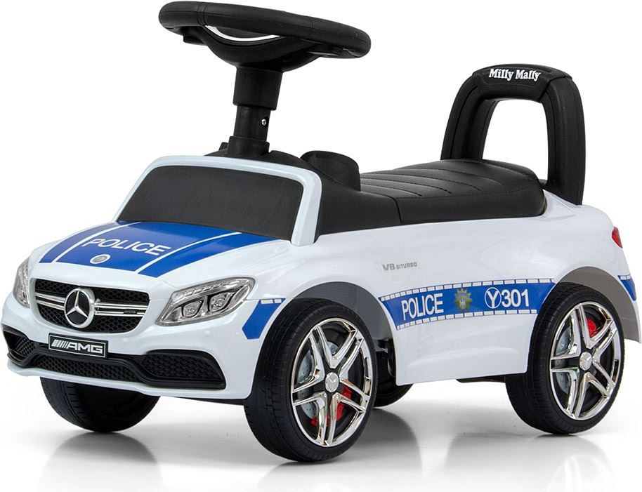 Odrážedlo Mercedes Benz AMG C63 Coupe Milly Mally Varianta: Police - bílá - obrázek 17