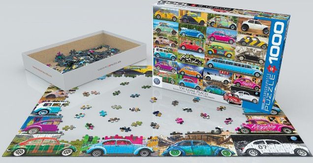 Puzzle EuroGraphics Volkswagen Brouk na cestách - 1000 - obrázek 2