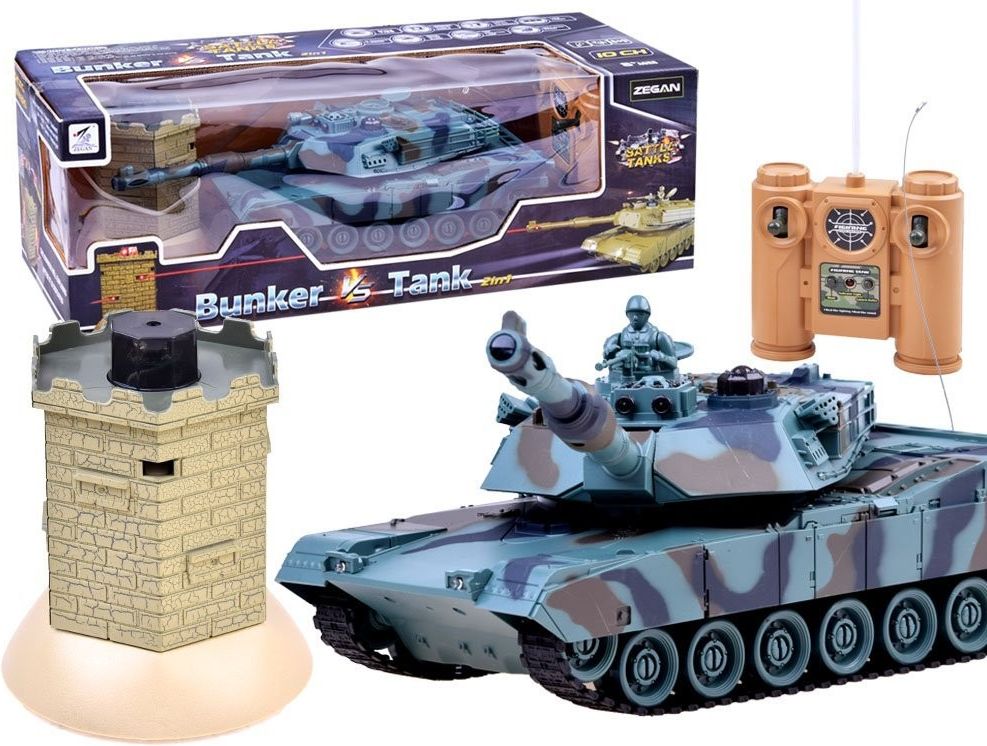 RC Tank s bunkrem - obrázek 1