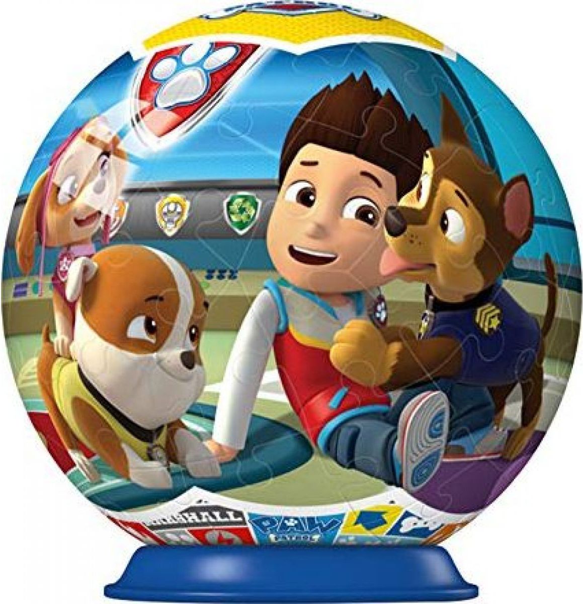 Ravensburger Puzzle 119172 PuzzleBall Tlapková Patrola 54 dílků modrý podstavec - obrázek 1