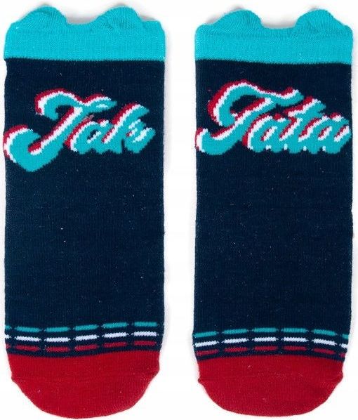 Bavlněné ponožky YO s oušky Like Dad Blue - obrázek 1