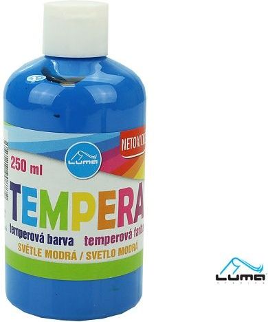 Barvy temperové LUMA 250ml modrá světle - obrázek 1