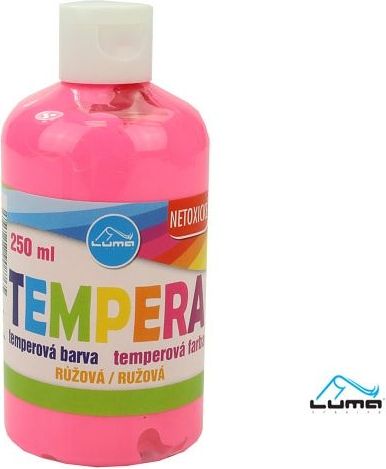 Barvy temperové LUMA 250ml růžová - obrázek 1
