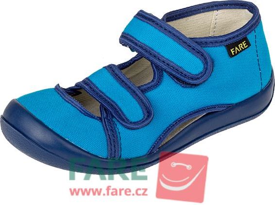 Dětské textilní sandálky / papuče FARE 4118402 Velikost: 23 - obrázek 1