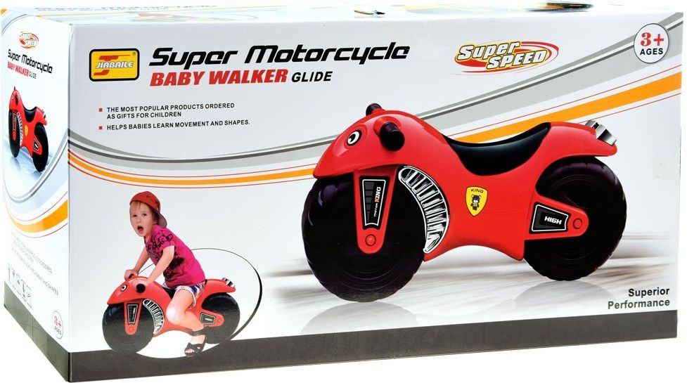 HračkyZaDobréKačky odrážedlo Sportovní motorka - červená - obrázek 12