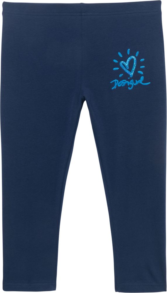 Desigual tmavě modré dívčí legíny Legging Nerja - L - obrázek 1
