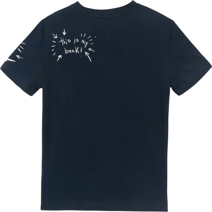 Desigual modré chlapecké tričko TS Marc - 3/4 - obrázek 2