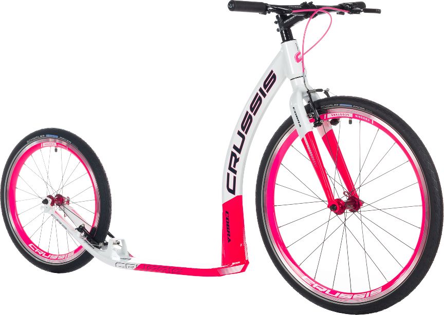Crussis Cobra 4.5 bílo-růžová 26"/20" - obrázek 1