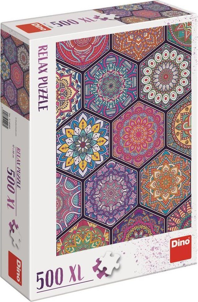 DINO Puzzle Relax: Mandaly XL 500 dílků - obrázek 2