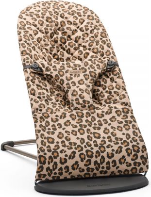 Baby Björn Lehátko Bouncer Bliss Leopard print cotton - obrázek 1