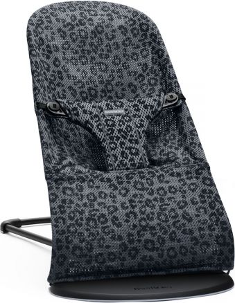 Baby Björn Lehátko Bouncer Bliss Anthracite/Leopard Mesh SOFT Collection - obrázek 1