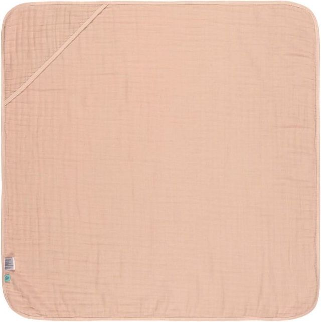 Ručník s kapucí Lässig Muslin Hooded Towel Light Pink 2021 - obrázek 1