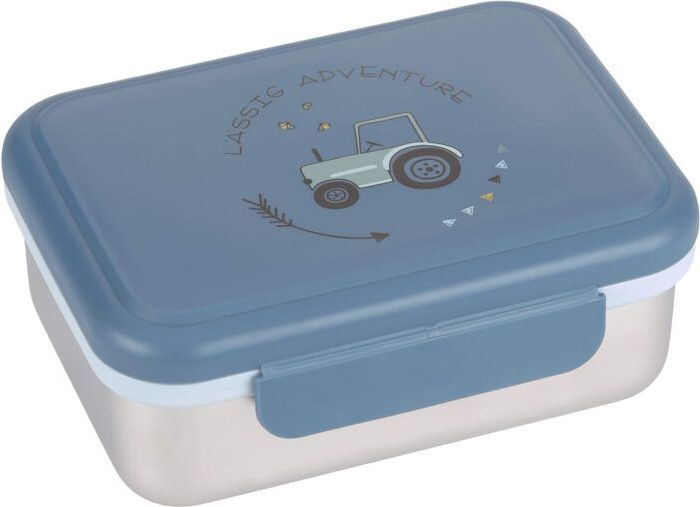 Lässig 4kids Svačinový box Lässig Stainless Steel Adventure Tractor 2021 - obrázek 1