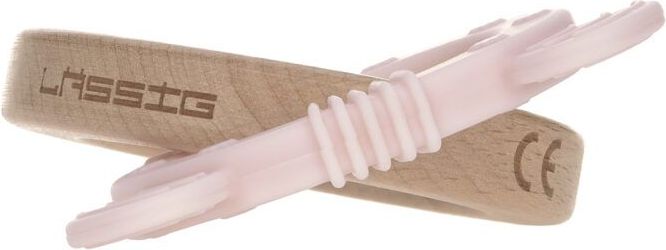 Kousátko Lässig Teether Ring 2in1 Wood/Silikone Little Chums Cat 2021 - obrázek 2