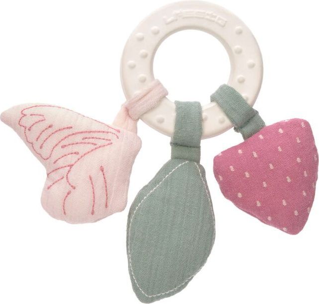 Lässig 4babies Kousátko Lässig Teether Ring Natural Rubber - obrázek 1