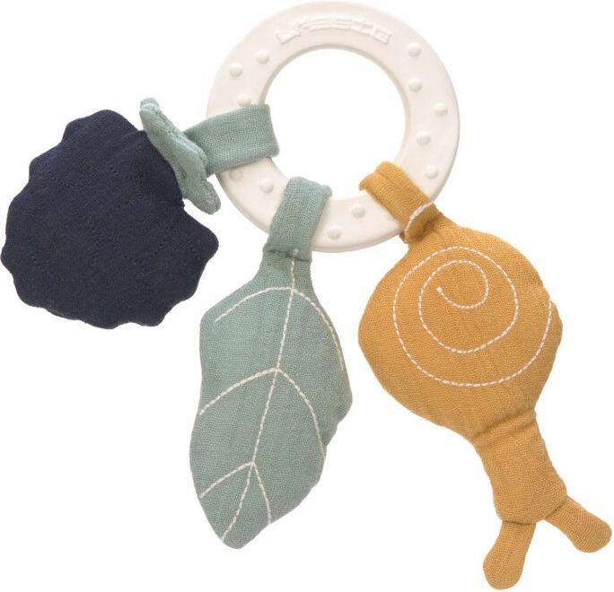 Lässig 4babies Kousátko Lässig Teether Ring Natural Rubber Snail 2021 - obrázek 1