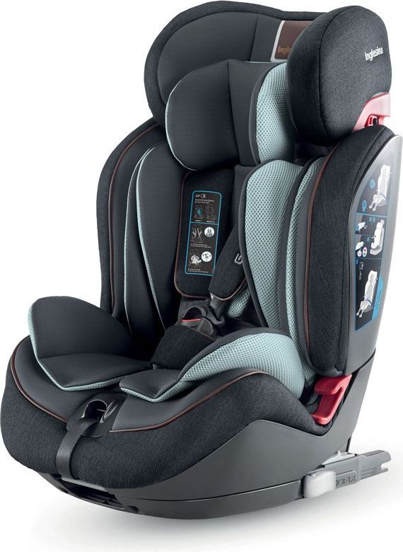 Inglesina Gemino I-FIX 2020 1/2/3 Black 2020 - obrázek 1