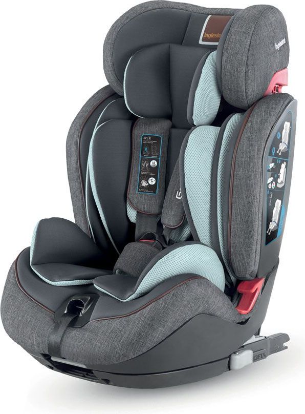 Inglesina Gemino I-FIX 2020 1/2/3 Grey 2020 - obrázek 1