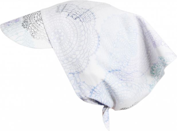 Bavlněný šátek na hlavu Lullalove BOHO Grey 2021 - obrázek 1