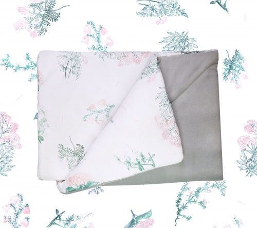 Přikrývka nejen pro miminka Lullalove BOHO Luční kvítí růžové 2021 - obrázek 1