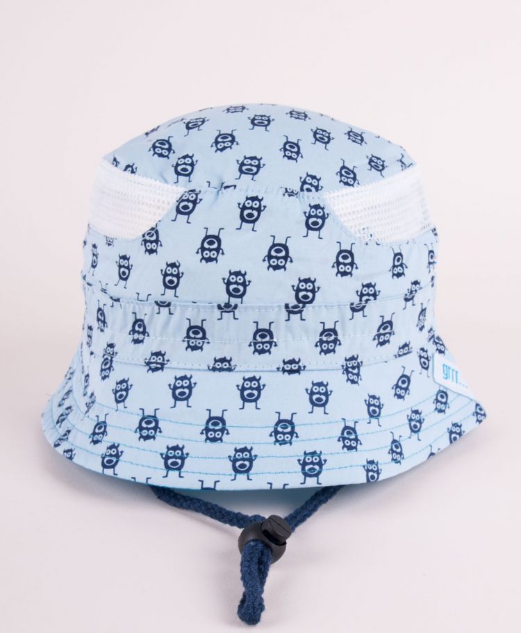 Klobouk s větráním YO Small Monster turquoise 46-48 cm - obrázek 1