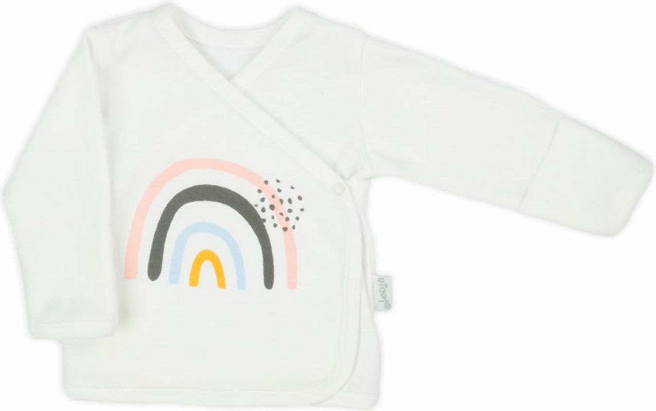 Kojenecká bavlněná košilka Nicol Rainbow - Kojenecká bavlněná košilka Nicol Rainbow - obrázek 1