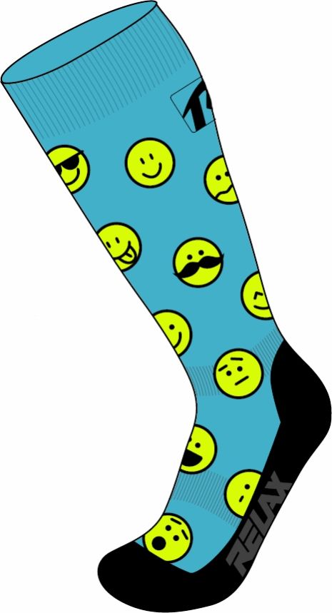 Relax ponožky Happy modrá 31-34 - obrázek 1