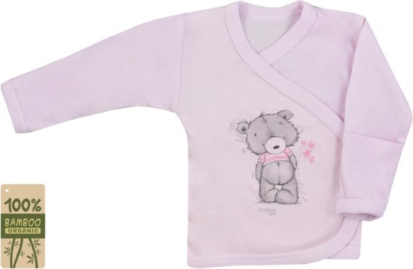 Koala Baby zavinovací košilka bambus Tommy - růžová - obrázek 1