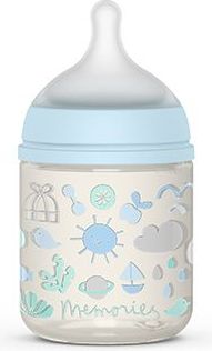 Kojenecká láhev 150 ml M Suavinex Memories MODRÁ - obrázek 1