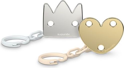 Klip na dudlík šperk Suavinex Srdce Joy - obrázek 1