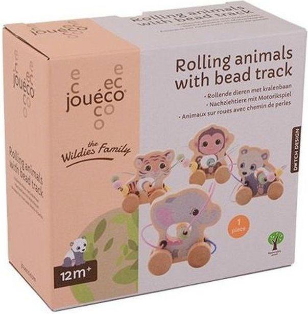 Dřevěná hračka s labyrintem 12m+ Jouéco The Wildies Family Bear 2021 - obrázek 2