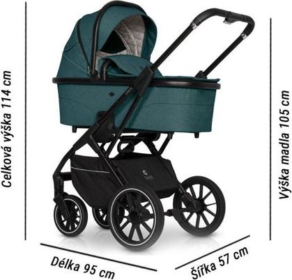 Kočárek Cavoe Axo trojkombinace Comfort Lagoon - obrázek 2