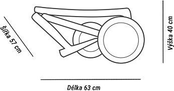 Kočárek Cavoe Axo trojkombinace Comfort Lagoon - obrázek 4