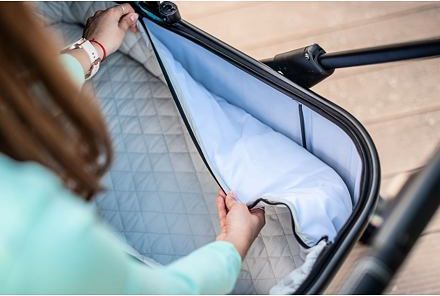 Kočárek Cavoe Axo trojkombinace Comfort Plum - obrázek 12